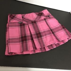 Justice Plaid Skort Sz 6 (D2014)